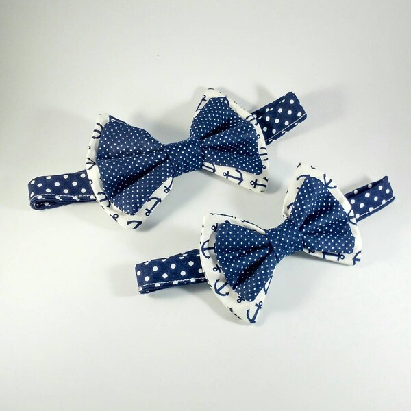 dad and son matching bow ties