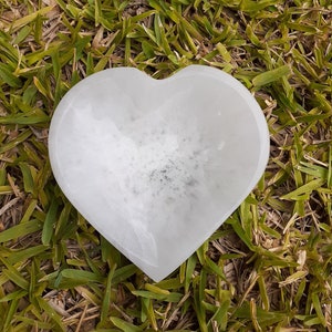 Selenite Heart Charging Bowl