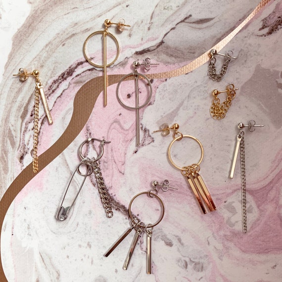 Bts Single Earring Mix And Match Single Earring Kpop Etsy