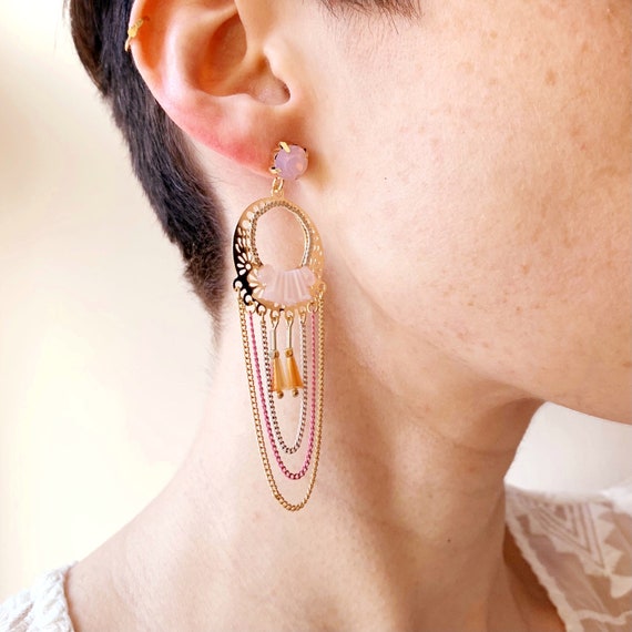 Statement earrings best sale etsy