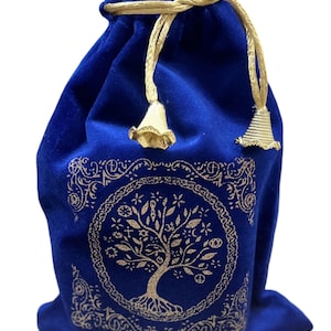 Pochette en velours doux pour tarot, autel, rune, cadeau, cristal, bijoux Pochettes d'emballage pour objets précieux, sacrés et spirituels Petits articles indiens