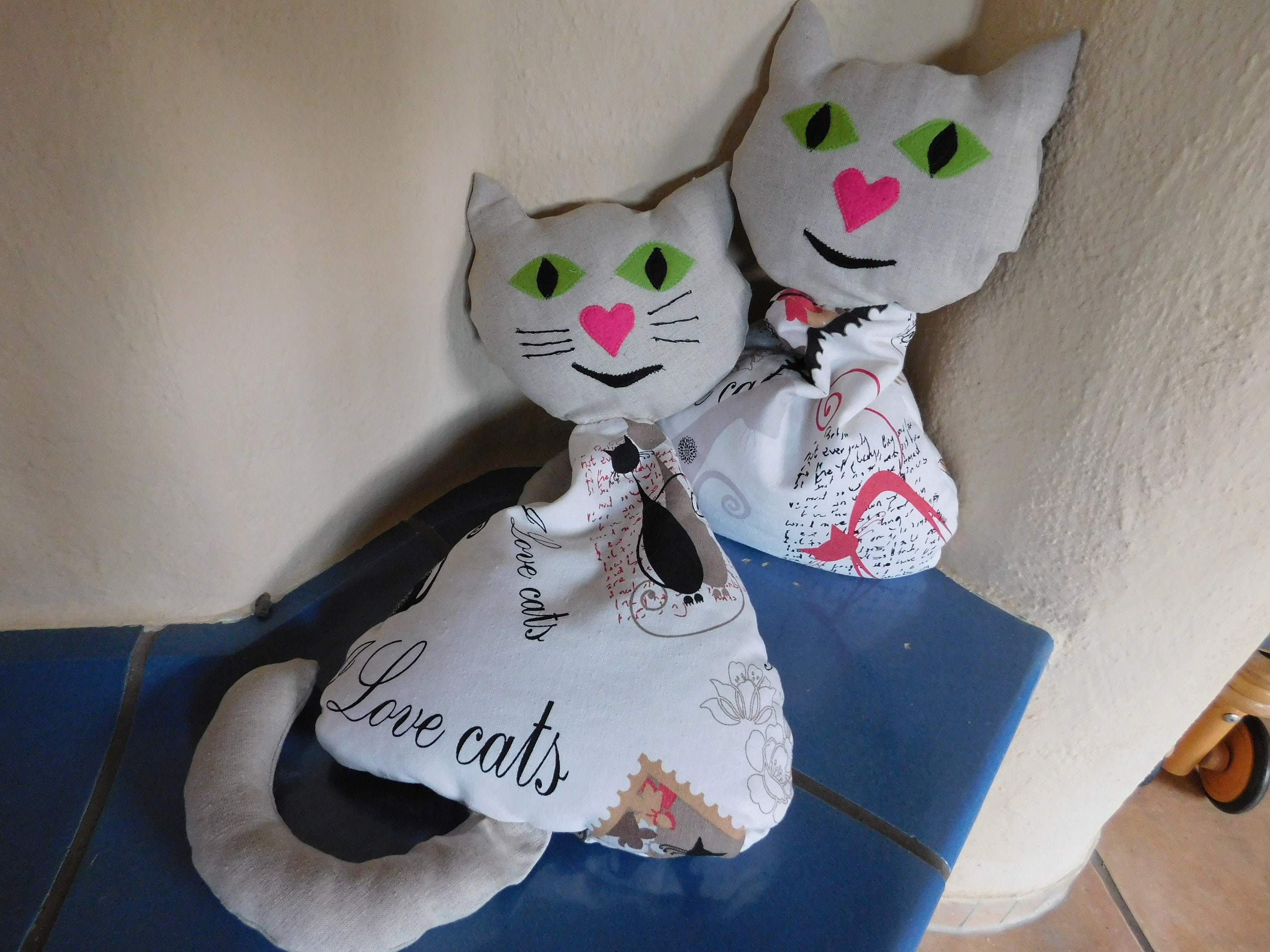 Kissen Katze, Füllung Dinkelspelz u. Lavendel Etsy.de