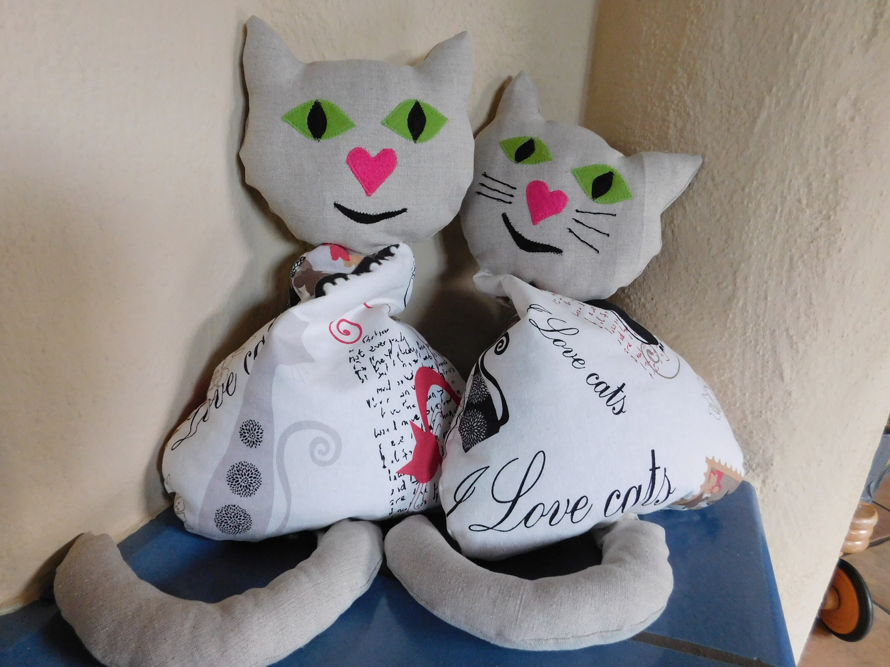 Kissen Katze, Füllung Dinkelspelz u. Lavendel Etsy.de