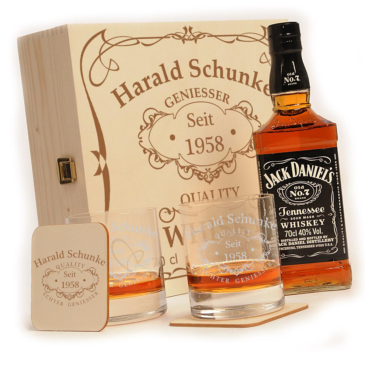 Jack Daniels 6-piece Whiskey Gift Set Including Gr - Etsy