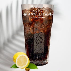 Long drink cocktail glass 480 ml with engraving as a gift - Ideal as a birthday present - Drinking glass for drinks, cocktails, aperitifs & juice