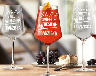 GRAVURZEILE Leonardo Aperol Spritz Verres – It's Aperol Time
