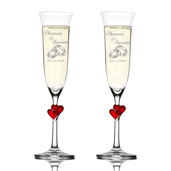 Glassware 2er Set L Amour Sektglaser Inkl Gravur Ringe Im Herz Home Furniture Diy Omnitel Com Na