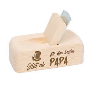 Cap lifter beer engraved with desired motif Hats off to the best dad