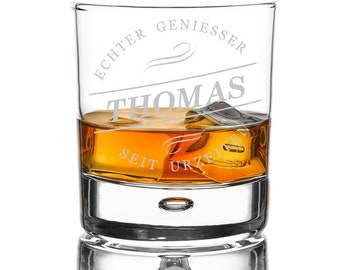 Personalisiertes Whiskyglas inkl. Gravur Genies...