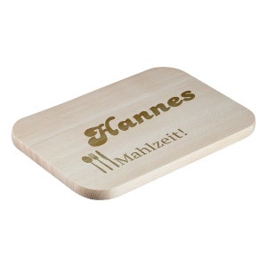 Cutting board made of beech wood including engraving motif...