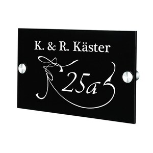 Plexiglas acrylplaat inclusief graveermotief huisnummer...