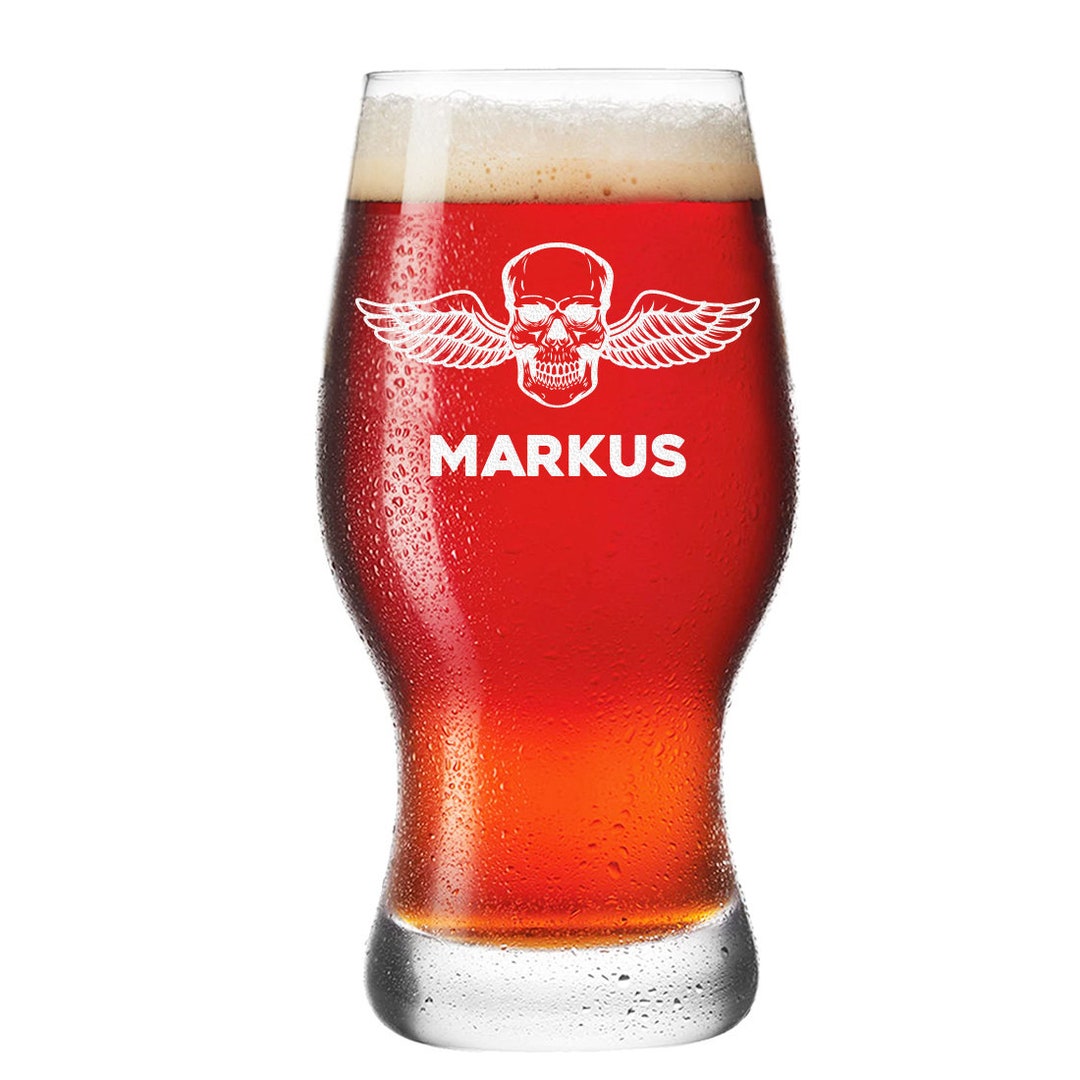 Polar-effekt Bierglas 0,5 L Mit Gravur – Personalisiertes Geschenk Für Männer (Pils, Weizen, Craft Beer)