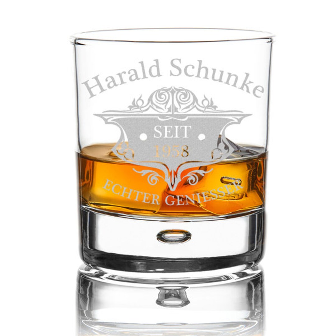 Bicchiere Da Whisky Personalizzato Leonardo – Vetro Di Alta Qualità Con Incisione Laser, Regalo Unico Per Lui E Lei - 3