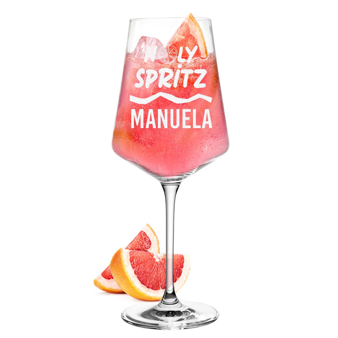 GRAVURZEILE Leonardo Aperol Bicchiere Con Incisione - Ist Auf