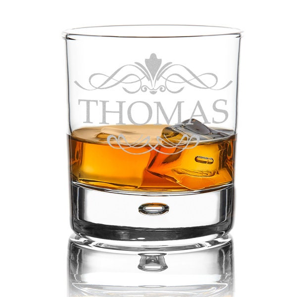 Personalisiertes Whiskyglas inkl. Gravur Ornament