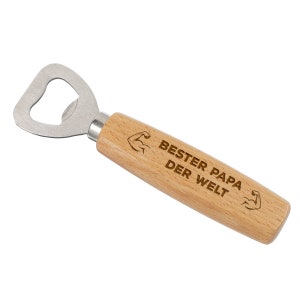 Beer opener with personalized motif: Best Grandpa - gift beer opener beer bottle enjoyment bottle opener