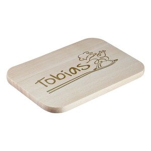 Cutting board made of beech wood including engraving motif...