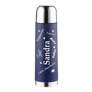 Stainless steel thermos flask 0.5 l color blue including...