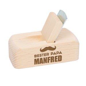 Bottle opener beer with personalized motif mustache