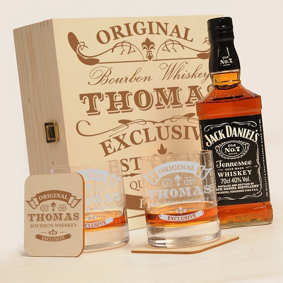 resultaat huichelarij pleegouders Jack Daniels 6 pc's. Whisky cadeau set inclusief Gr... | Etsy