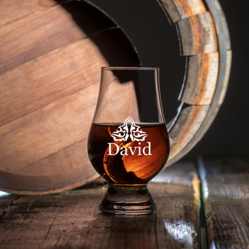 Whisky Nosing Glencairn Glass With Engraving Etsy