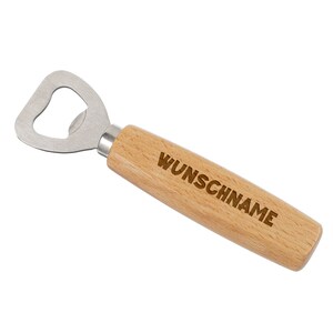 Beer opener with personalized motif: desired name - gift beer opener beer bottle enjoyment bottle opener