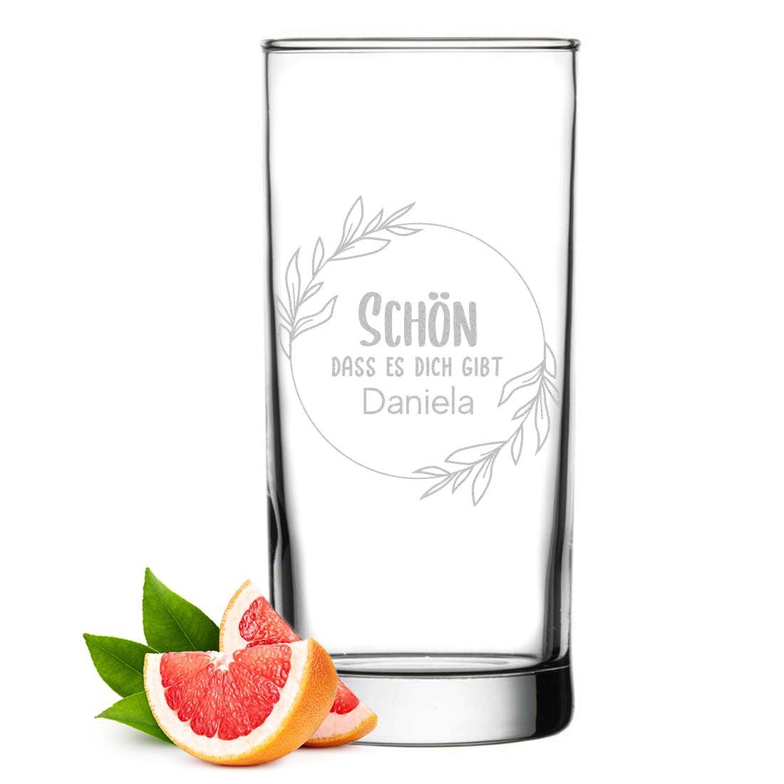 Verre à Long Drink 470 Ml Avec Gravure - Verre à Boire Avec Nom - Idéal