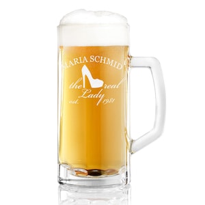 Bierkrug  Bierseidel 0,5 Liter mit Gravur