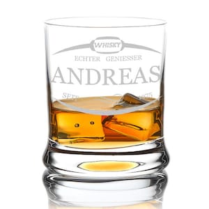 Whisky glass incl. engraving