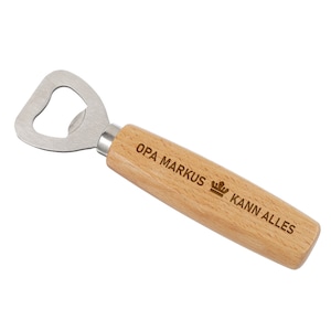 Beer opener with personalized motif: Grandpa can do anything - gift beer opener beer bottle enjoyment bottle opener