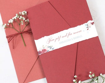 Hochzeit | Einladung | Pocketfolder "secret summer"