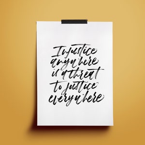 Black Lives Matter Downloadable Print | BLM Protest Poster | Activist Poster | Printable Wall Art | 100% of Proceeds Donated to BLM Causes
