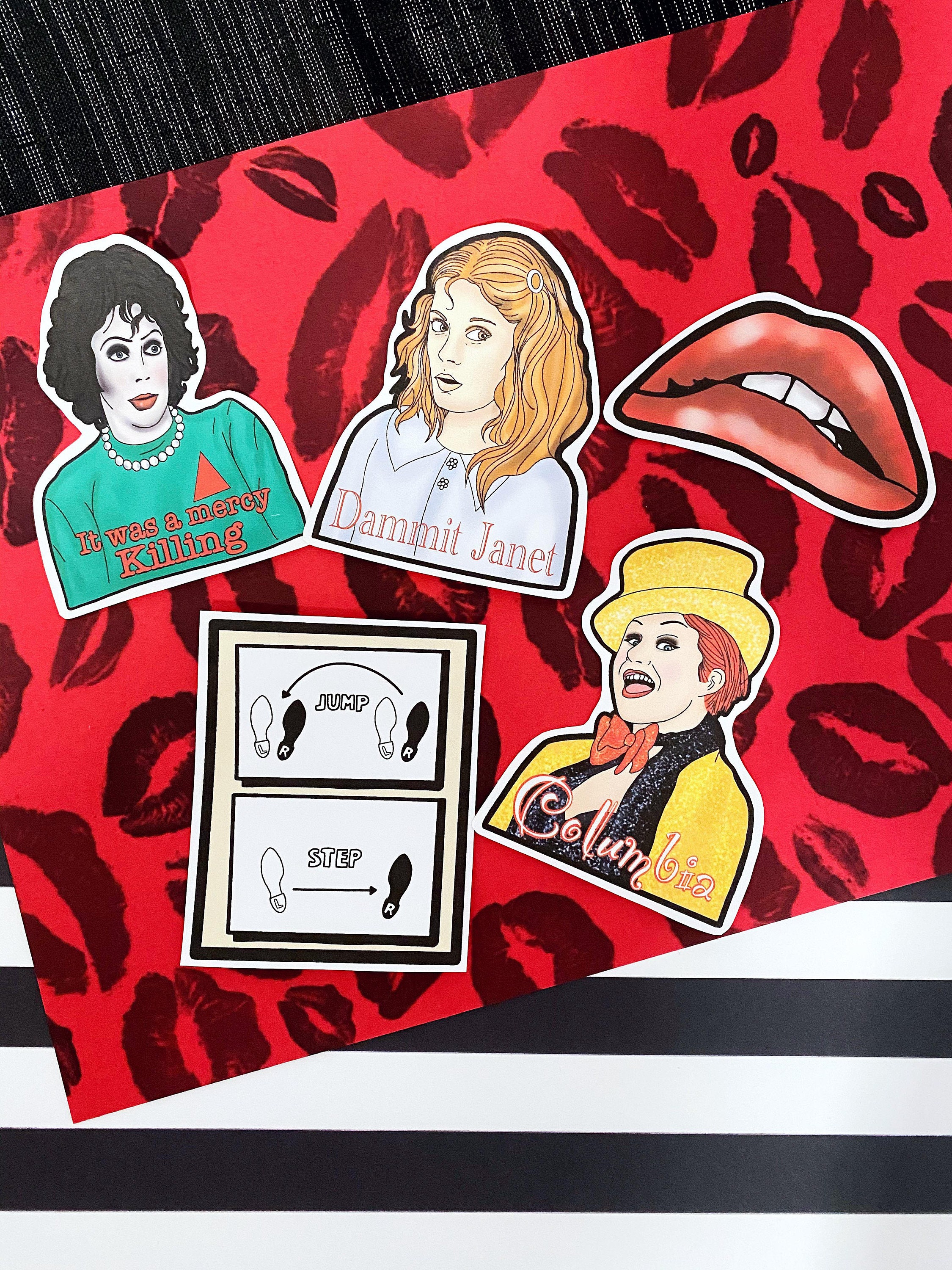 Rocky Horror Picture Show Sticker Pack - Etsy UK