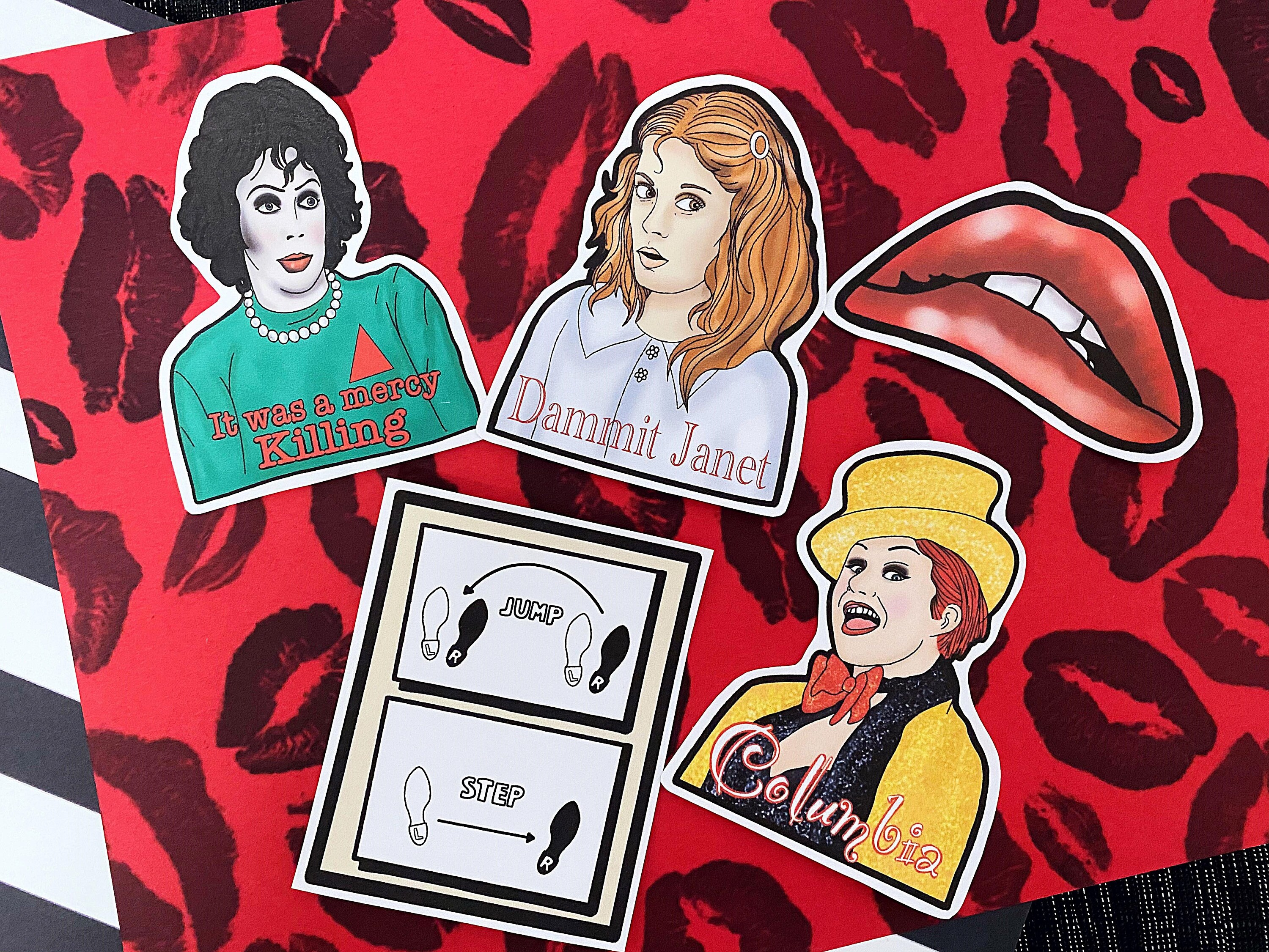 Rocky Horror Picture Show Sticker Pack | Etsy
