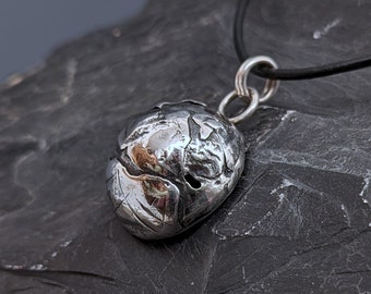 Sterling Silver Pendant on Leather Cord, (MD500)