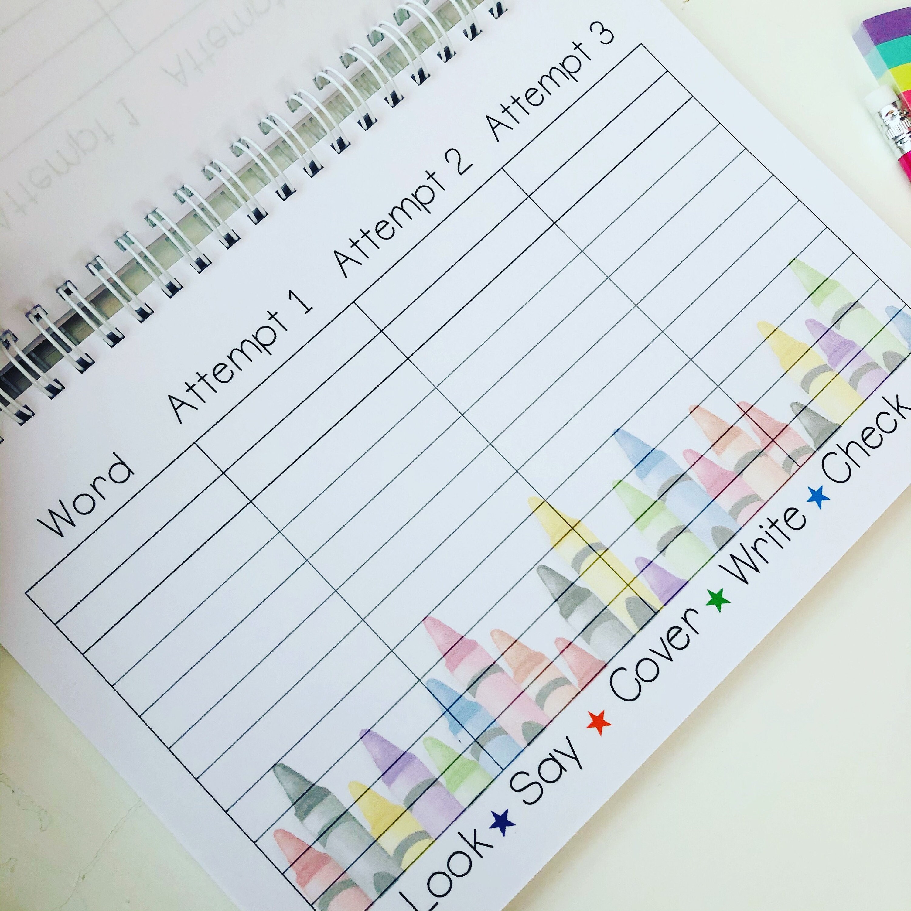 Personalised Spelling Notebook A5 Spiral Notebook Etsy UK