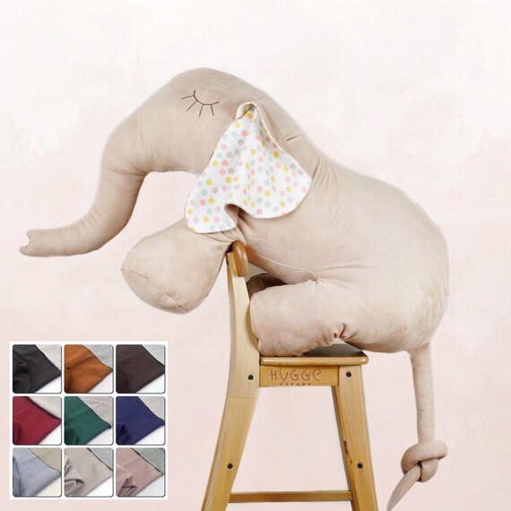 Big Stuffed Elephant Giant Plush Animal Pregnancy Pillow Etsy