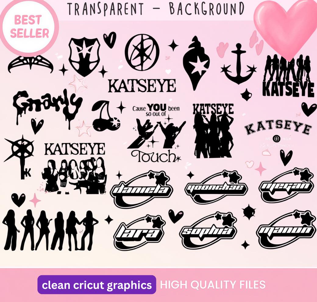 HDASURWORHRHI KATSEYE Affiche Décorative Sur Toile Murale Vintage Art