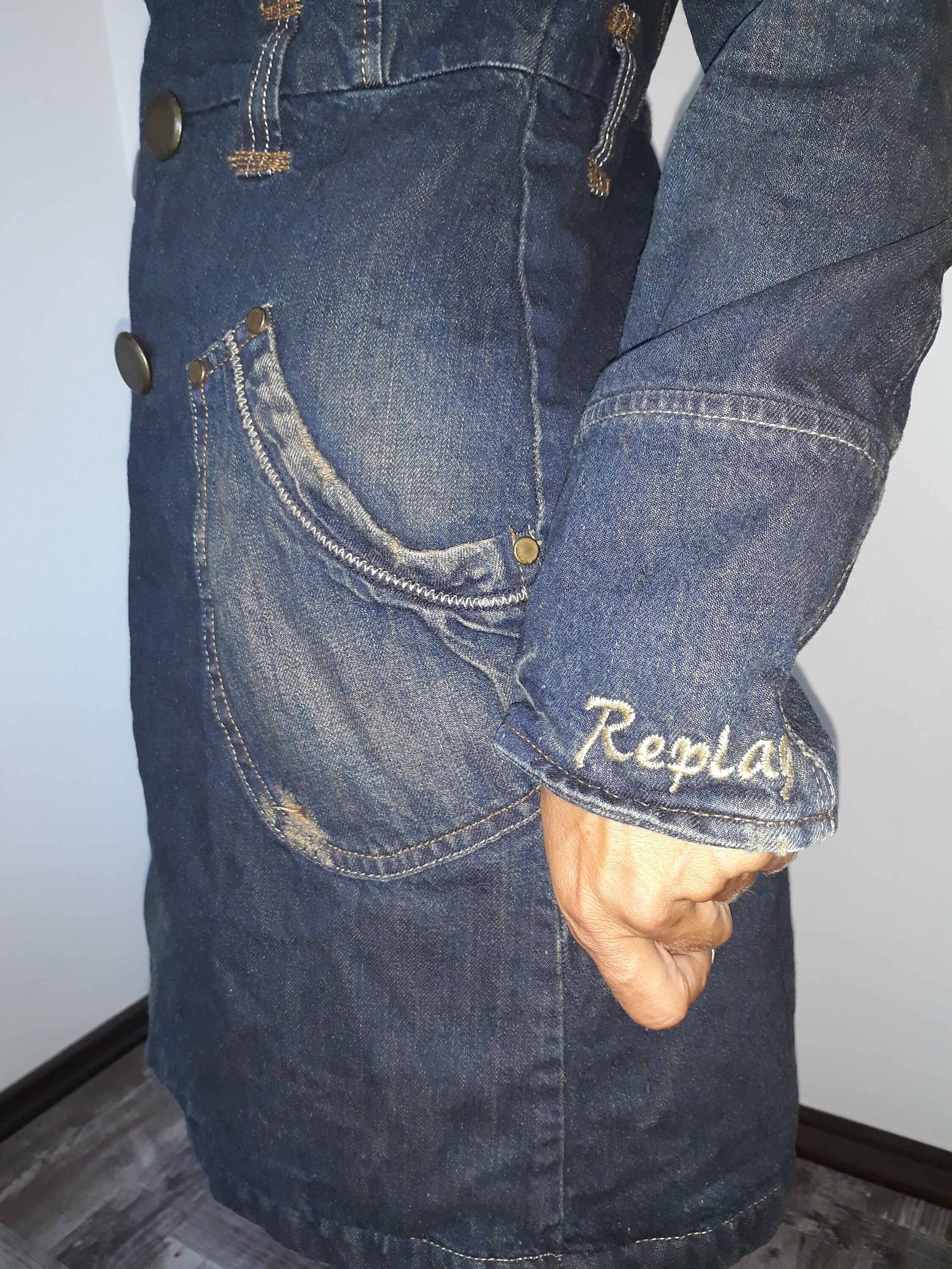 replay denim jacket womens