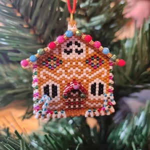Beaded Gingerbread House Instructions