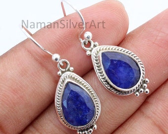 SilverArt Handmade Earring Onyx 925 Sterling Silver Plated Jewelry for Womens and Girls