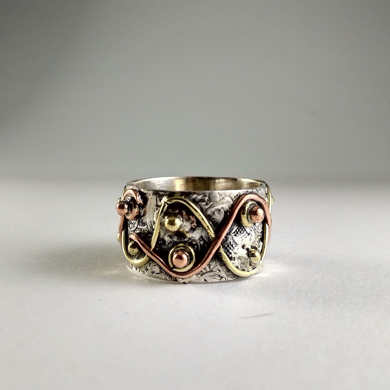Spinner Ring Chunky Ring unique Ring LOVELY Sale Gemstone Ring Handmade Gift Ring Anxiety Ring Sterling Silver Ring Meditation Ring