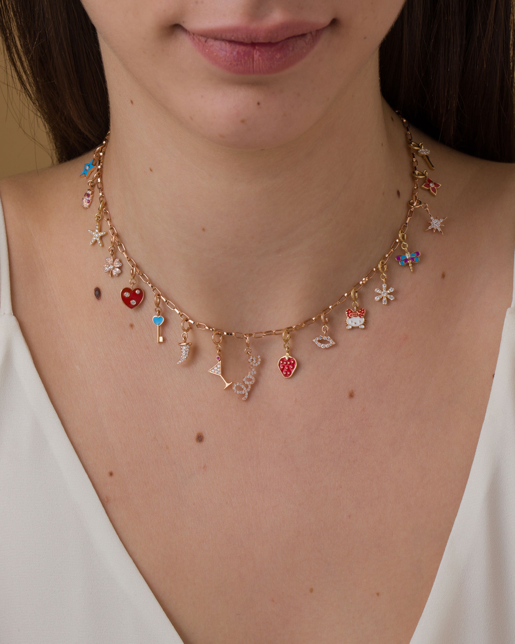 Chains with charms sale