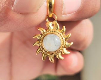 Buy Gold Sun Pendant Online In India 