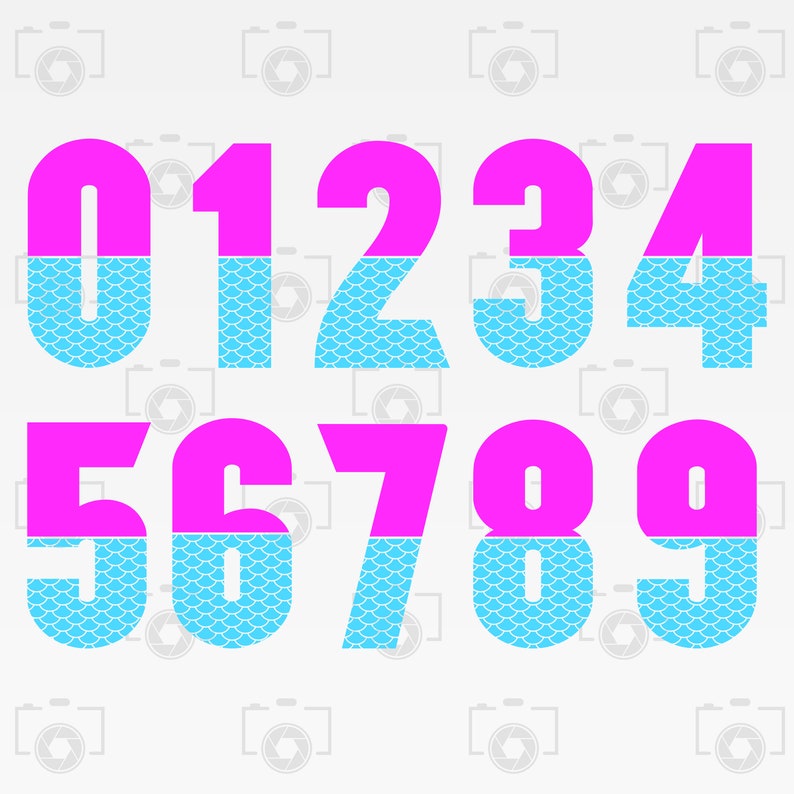 Free Free 293 Mermaid Numbers Svg SVG PNG EPS DXF File