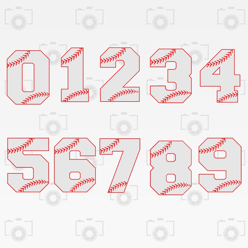 Download Png Print Or More Instant Files Download Svg Dxf Baseball Numbers Svg Baseball Number Digital Clipart For Design Cut File Paper Party Kids Craft Supplies Tools Silmic Com