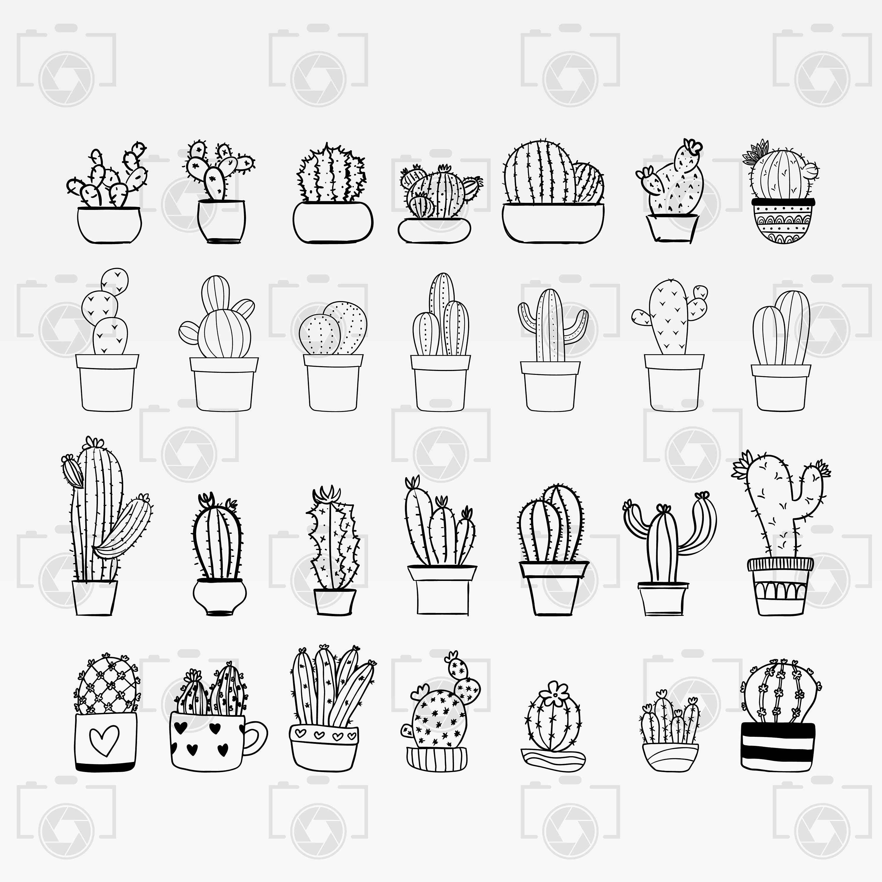Free Free 170 Cactus Outline Svg SVG PNG EPS DXF File