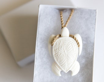 Hawaiian Turtle Bone Necklace