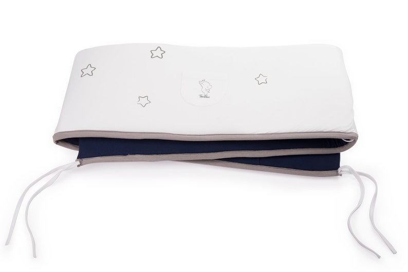 organic crib bumper pad