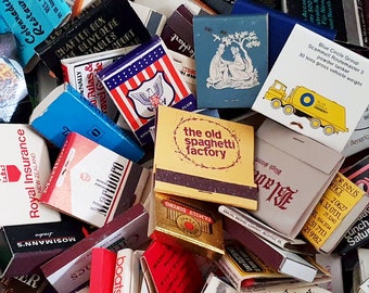 Vintage Matches | Matchboxes | Matchbooks | Set of 5, 10, 15 or 20